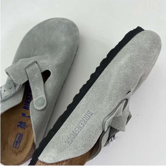 Birkenstock Boston Pure Sage Size 5 NEW - Picture 11 of 15